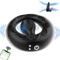 18+ APP Remote Control Spherical Lock Precision Ring Delay For Male Vibration Prostate Vibration Massage Penis Ring Adult Sex Toys. 