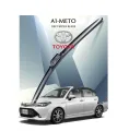 TOYOTA AXIO SILICONE WIPER BLADES, A1-METO SOFT, FRONT PAIR. 