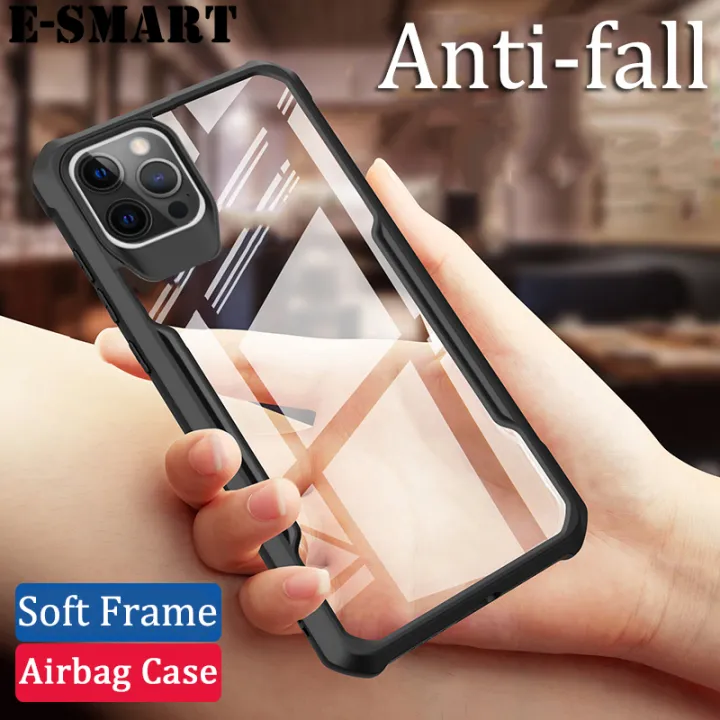 Phone Case iPhone 13 Back Cover Transparent Clear Armor Shockproof Back Cover for iPhone 13 Case