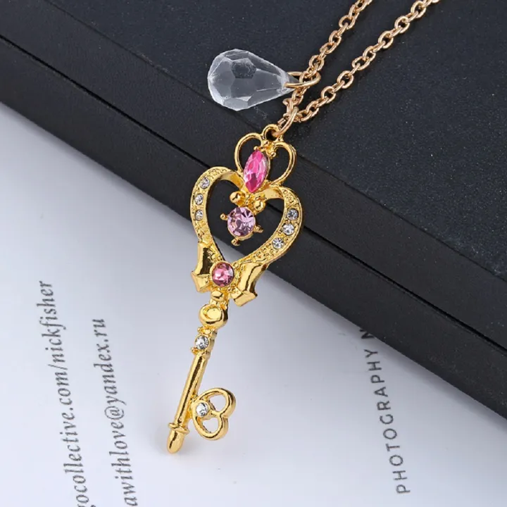 Sailor%20Pendant%20Moon%20Love%20Crown%20Magic%20Key%20Necklace%20Sweater%20Chain%20for%20Women%20Girl%20Jewelry%20Gift%20-%20Image%206