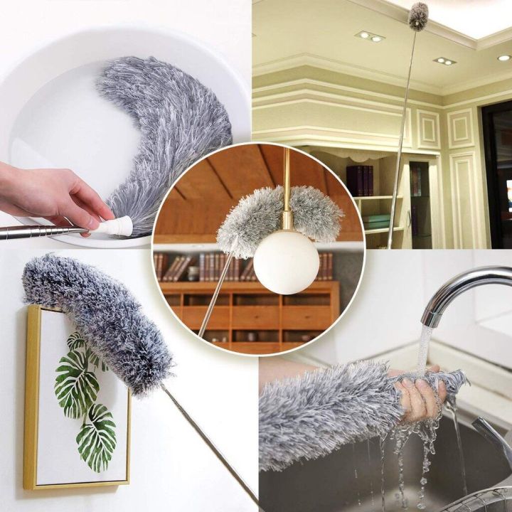 2.8M%20Retractable%20Manual%20Dust%20Collector%20Fine%20Fiber%20Duster%20Dust-proof%20Brush%20Sweeping%20Home%20Cleaning%20Tool%20-%20Image%204