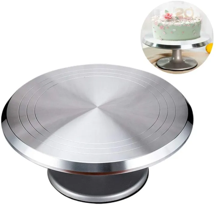Stainless steel turning table for cake