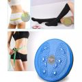 Twist Waist Disc Board Body Fitness - Multi Colour Body twister Waist Twister, Waist Disc Trainer Board ABS Twist Waist Disc Board Body Building Twister Plate Weight Loss Foot Massage Plate. 