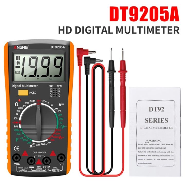 DT9205A%20LCD%20Digital%20Multimeter%20Portable%20AC%20DC%20Volt%20Voltmeter%20Ammeter%20Ohm%20Voltage%20Capacitance%20Resistance%20Tester%20Meter%20-%20Image%205