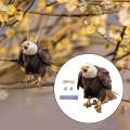 Fake Owl Realistic Decoration Owl Scarecrow Bird Scarer Fake Owl Statue Decoy for Garden Decor. 