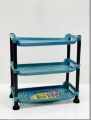 High Quality Premium Plastic small Rack 3 Layer Vegetable Rack Kitchen rack food Rack (Multi Colour). 