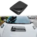 Car Universal Bright Black Hood Vent Air Outlet Cover for Infiniti Mazda Tesla Hood Scoop Air Flow Intake Vent Cover. 