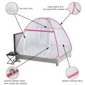 Foldable Mosquito Net (6×5 ft) One Side Zipper With Bottom Layer Net. 