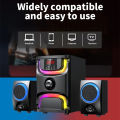 Panmic 2.1 Subwoofer Wireless Bluetooth Subwoofer System Buffel Set Home Theater Speaker Sound System PA-A3 Sub with Bluetooth, FM Radio, USB, SD Card Support. 