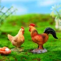 Simulation Animals Miniature Landscape Ornament Parrot Dog Cat Sea Turtle Model Fairy Garden Lawn Figurine Animal Decor Crafts. 
