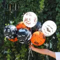 10 Pcs Halloween Pumpkin Latex Balloon 12 Inch  Party Balloons Black Orange Kids Toys. 