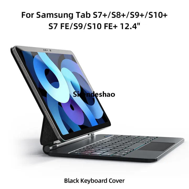 Sirendeshao%20Magic%20Keyboard%20Case%20for%20Samsung%20Galaxy%20Tab%20S9+/S8+/%20S8%20Plus/%20S7%20FE/%20S7+%2012.4%20inch%20Multi-Angle%20Trackpad%20Backlit%20Smart%20Keyboard%20Fifty%20percent%20discount%20-%20Image%207