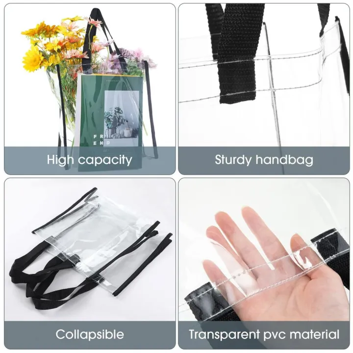 Clear%20Tote%20Bags%2012%20x%2012%20x%206,%20PVC%20Plastic%20Tote%20Bag%20With%20Handles%20for%20Work%20Beach%20Lunch%20Sports,%20Concerts%20-%20Image%206