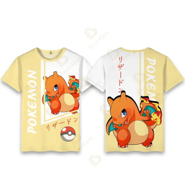 Japan%20Anime%20Pokemon%20Pikachu%20Children's%20Print%20Cartoon%20Fashion%20T-shirt%20Children's%20Clothing%20Boys%20and%20Girls%20Gifts%20Birthday%20Clothing%20-%20Image%203