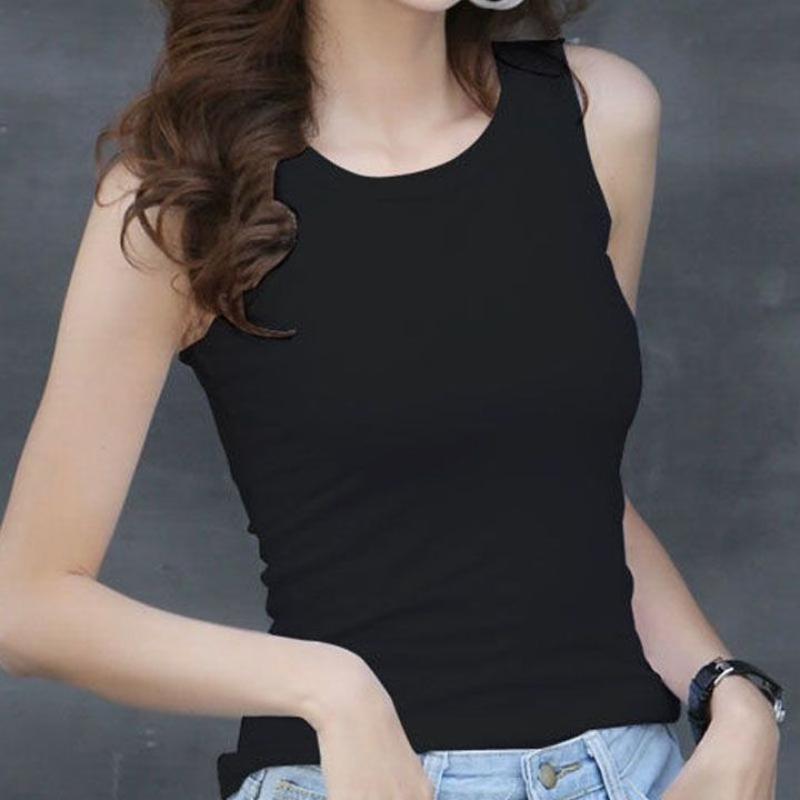 Camisole Women's Summer Back Shaping Underwear Inner Versatile Women's Broadband Tops Outerwear Student Women's Bottoming Shirt