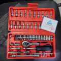 Box Socket Wrench Set - EuroKing - 46Pcs - 1/4" Drive - CRV - TUV Standard. 