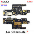 USB Charging Port Board Flex Cable Connector For Xiaomi Poco X3 M4 Pro M3 Redmi Note 7 8 8T 9S 9 10 10s 11 Pro 4G 5G Microphone. 