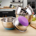 Stainless Steel Mixing Bowl Cake Salad Food Heat Insulation Holder Kitchen Tool. 