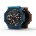 2-in-1 Protective Case + Screen Protector Glass for Amazfit T Rex 3 TRex 3 Smart Watch Bumper Protection Cover Tempered Glass. 