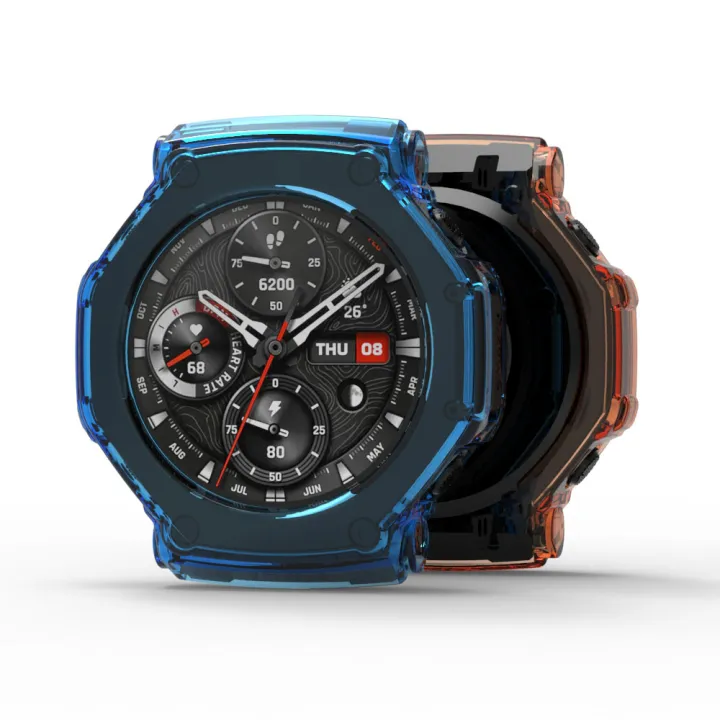2-in-1%20Protective%20Case%20+%20Screen%20Protector%20Glass%20for%20Amazfit%20T%20Rex%203%20TRex%203%20Smart%20Watch%20Bumper%20Protection%20Cover%20Tempered%20Glass%20-%20Image%202