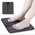 EMS Foot Massager Mat with Muscle Stimulator - Simulated Massage Therapy for Foot, Hands, Arms, Shoulder, Arthritis Pain and Varicose Veins - Drug-Free Pain Relief. 