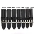 【Miga Plaza】28mm 30mm Waterproof Silicone Watchband 18mm 20mm 22mm 24mm 26mm Stainless Steel Metal Brushed Buckle Bracelet Rubber Watch Strap High Quality Sport Soft Diving Clock Band. 