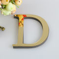 26 Letters DIY 3D Mirror Acrylic Wall Sticker Decals Home Decor Wall Art Mural Letter Gold Living Room Decoration Wall Decals. 