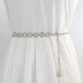 Metal Waist Chain for Women Gold Color Balls Pendants Long Thin Belt Gold Sliver Adjustable Female Tassel Belts Elegant Ladies Dress Waistband. 