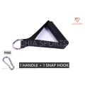 LeiyanLuxury 1 pc Upgraded Stirrup Handle Exercise Grip Tricep Rope Strap Cable Machine Attachment Resistance Band Handles Grips. 