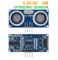 HC-SR04 HCSR04 4Pin to World Ultrasonic Wave Detector Ranging Module HC-SR05 HY-SRF05 5Pin Distance Sensor DC 5V For Arduino UNO. 