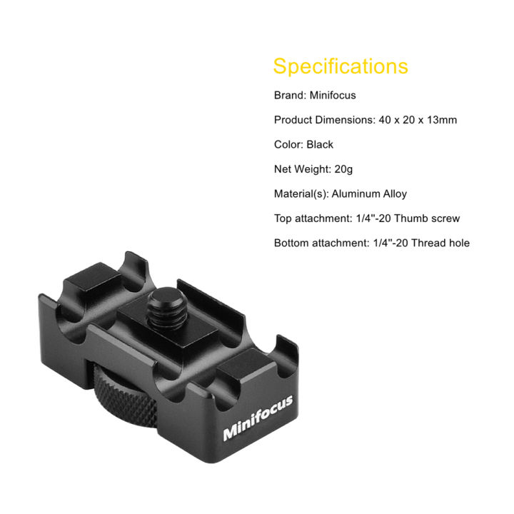 Camera%20Arca%20Tether%20Cable%20Clamp%20Block%20Plate%20for%20Arca%20Tethering%20Psimple%20ort%20Lock%20Protector%20for%20DSLR%20Tripod%20Ball%20Head%20Tethered%20Tools%20Kits%20-%20Image%204