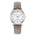 Simple Luminous Women's Watches Retro Diamond-Studded Digital Whatch Frosted Leather Belt Casual Wrist Watch Ladies Quartz Clock. 