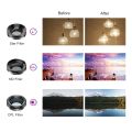 APEXEL  6In1 Kit Camera Lens Photographer Mobile Phone Lenses Kit Macro Wide Angle Fish Eye CPL Filter for iPhone Xiaomi Mi9. 