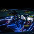 Car Neon LED Strip Light Decoration Flexible Atmosphere Lamp Auto Ambient Strip Party Room Motorcycle Bicycle Decorative Lights-ice blue-5M. 