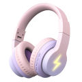 Seenda Bluetooth Wireless Headphones for Kids Boys Girls iPad Tablet School Airplane Over Ear LED Wired Headset with Mic. 
