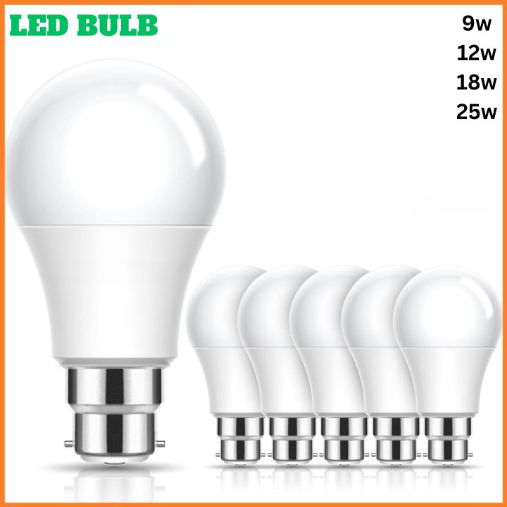 LED Bulb AC 230V B22 LED lamp 9W 12W 15W 18W 25W for Home, Office ...