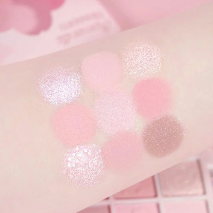 %EF%BB%BF%209-Colors%20Glitter%20Cherry%20Blossom%20Eyeshadow%20Palette%20Pearly%20Matte%20Charming%20Shimmer%20Eye%20Shadow%20Pallete%20Face%20Blush%20Makeup%20Pallet%20-%20Image%202