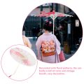 Umbrella Japanese Paper Silk Oil Dance Retro Parasol Chinese Vintage Umbrellas Decorative Costume Cosplay Classic Decor. 