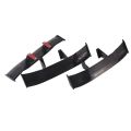 Car Tiny Tail Wing Black ABS Mini Rear Wing Spoiler Universal Car Refitting Tool Mini Racing Rear Small Wing Spoiler Decoration. 