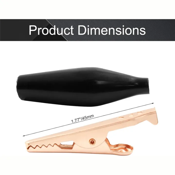 NCANRUI%2020Pc%20Copper%20Alligator%20Electric%20Clip%20Soft%20Insulated%20Cover%20Electrical%20Test%20Gator%20Clip%20Alligator%20Jumper%20Electric%20Test%20Clips%20-%20Image%202
