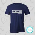 Kandy blue Tshirt  unisex  tees  designer tees  crew neck  silver white  red  blue  black. 