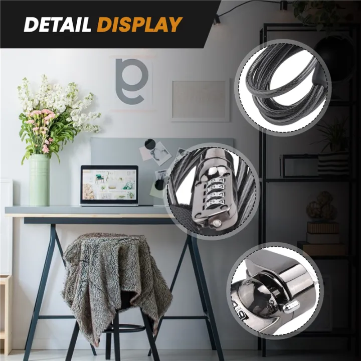 Security%20Anti-Theft%20Combination%20Laptop%20Notebook%20Cable%20Lock%204%20Digit%20Password%20Lock%20-%20Image%202