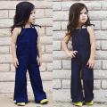 【Hot selling items 】Girl Overalls Toddler Kid Baby Girls Denim Long Strap Jumpsuit Romper Sleeveless Summer Outfit Children Clothing. 