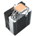 COOLMOON AOSOR AS600 CPU Cooler ARGB 6 Heat Pipe CPU Radiator CPU Cooler Fan Hydraulic Bearing PWM for Multi-Platform I7,White. 