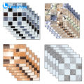 6Pcs European Style Waterproof Tile Stickers Kitchen Bathroom Floor Wall Decor. 