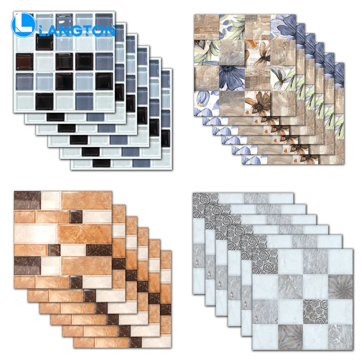 6Pcs%20European%20Style%20Waterproof%20Tile%20Stickers%20Kitchen%20Bathroom%20Floor%20Wall%20Decor%20-%20Image%204