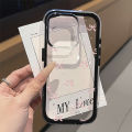 Cute Pink Bow Phone Case For iPhone 13 Case iPhone 15 17 14 11 12 16 Pro Max Transparent 2 IN 1 Shockproof Silicone Soft Cover. 
