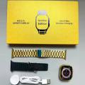 Ultra 9 Max Wireless Charging Golden Edition Smart Watch Big 2.15 infinite Display. 