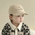 Cute Duck Baby Baseball Cap Solid Color Cartoon Embroidered Peaked Hat for Toddler Boy Girl Summer Soft-brim Kids Casual Sun Hat. 
