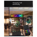 LED Matrix Panel Programmable Flexible Screen IP65 Display Animation Message Scrolling Sign APP Control Cars Shop Bar,A. 